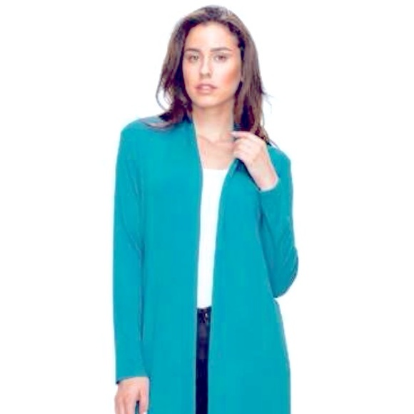 the villager Jackets & Blazers - The villager petite turquoise blue jacket two parquets size 10P